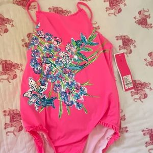 Girls NWT Lilly Pulitzer size 12 swimsuit